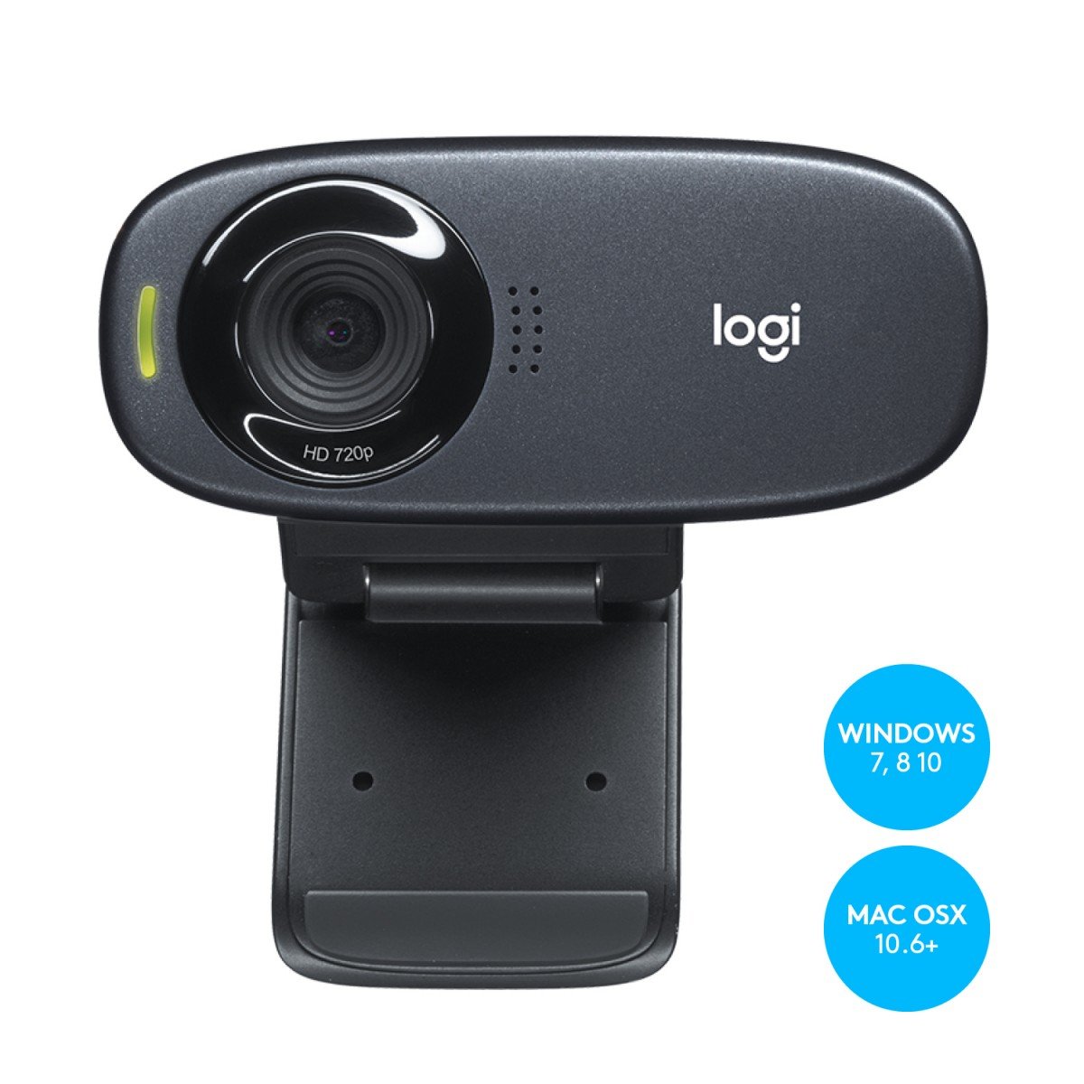 Logitech C310 HD webcam 5 MP 1280 x 720 pixels USB Noir