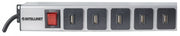 Intellinet 164498 unité de distribution d'énergie Noir, Gris