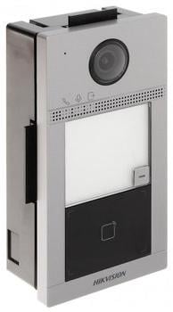 Hikvision DS-KV8113-WME1(C)/Flush Station de porte en métal a 1 bouton pour villa