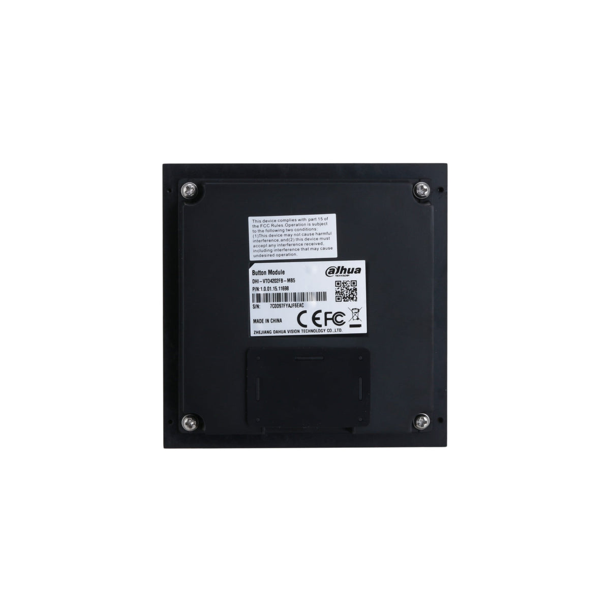 Dahua VTO4202FB-MB5 Module de bouton poussoir avec 5 boutons