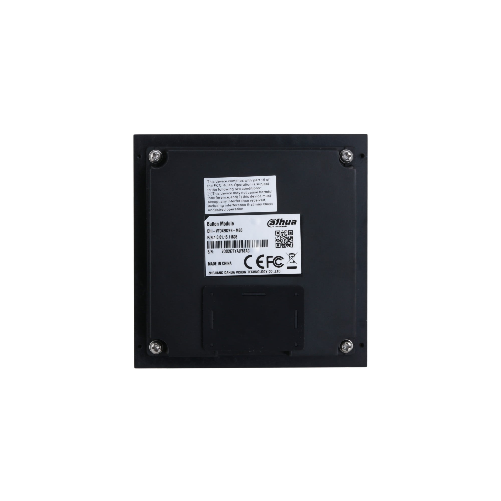Dahua VTO4202FB-MB5 Module de bouton poussoir avec 5 boutons