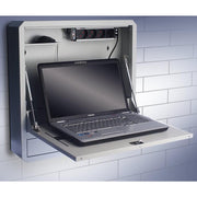 "Techly ICRLIM01 Armoire murale pour ordinateur portable 19"" anti-vol avec étagere grise"