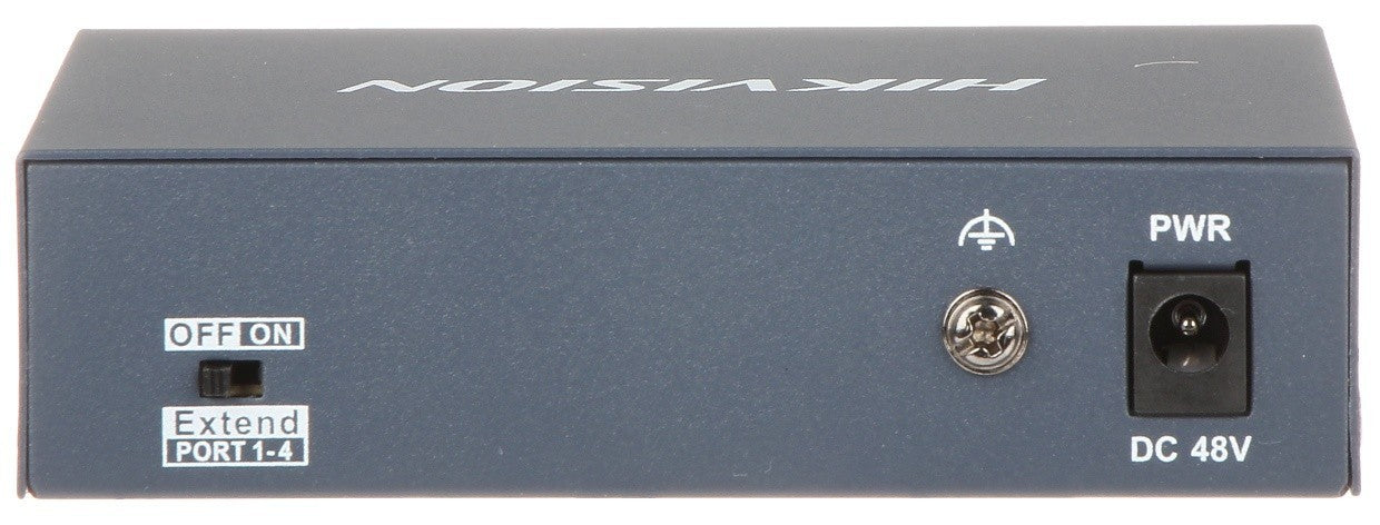 Hikvision DS-3E0105P-E/M(B) 4 Port Fast Ethernet Unmanaged POE Switch