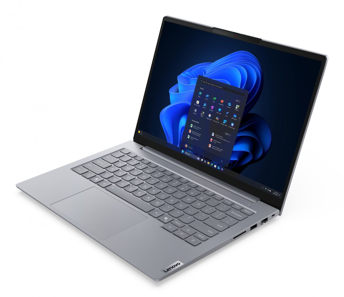 "Lenovo ThinkBook 14 G9 AHP AMD Ryzen™ 7 250 Ordinateur portable 35,6 cm (14"") WUXGA 16 Go DDR5-SDRAM 512 Go SSD Wi-Fi 7 (802.11be) Windows 11 Pro Nordique Gris"