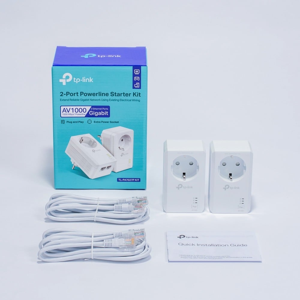AV1000 2-Port GB Powerline Starter Kit