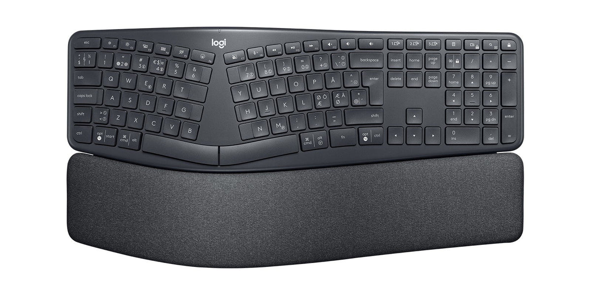 Logitech 920-010348 clavier Bureau Bluetooth QWERTY Nordique Graphite