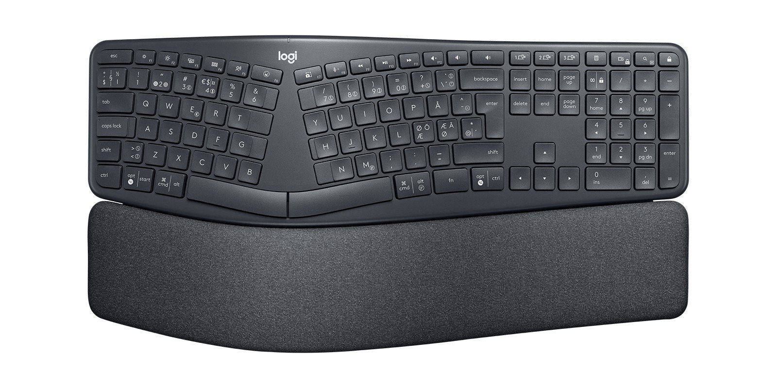 Logitech 920-010348 clavier Bureau Bluetooth QWERTY Nordique Graphite