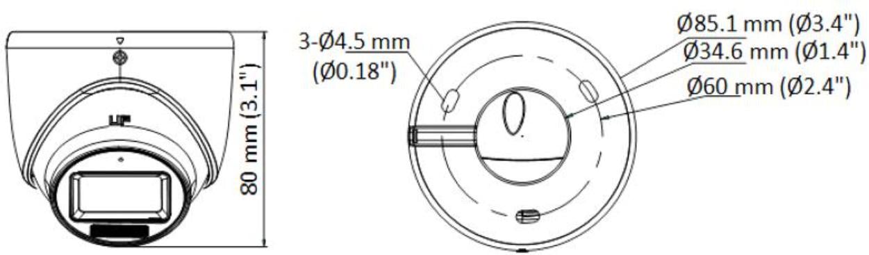 Hikvision DS-2CE76D0T-LMFS(2.8mm) Caméra Turret Intérieure Fixe Audio a Lumiere Hybride Intelligente 2MP