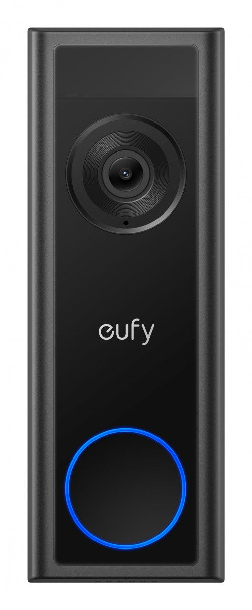 Eufy T8223311 Sonnette vidéo C31 Sonnette vidéo 2K, batterie 6500 mAh, IP65
