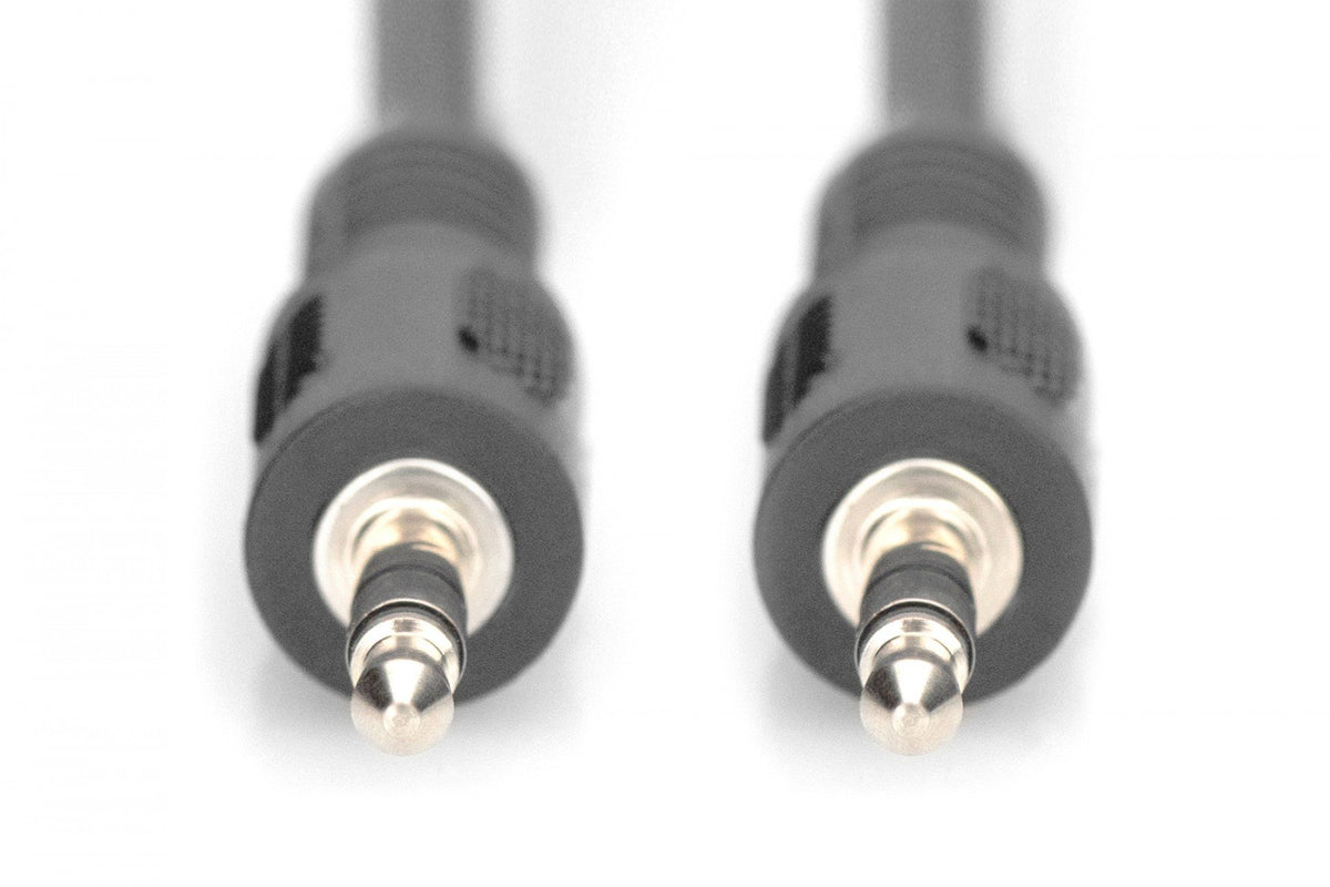 Digitus AK-510100-025-S câble audio 2,5 m 3,5mm Noir