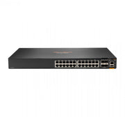Aruba 6200F 24G Class4 PoE 4SFP+ 370W Géré L3 Gigabit Ethernet (10/100/1000) Connexion Ethernet, supportant l'alimentation via ce port (PoE) 1U