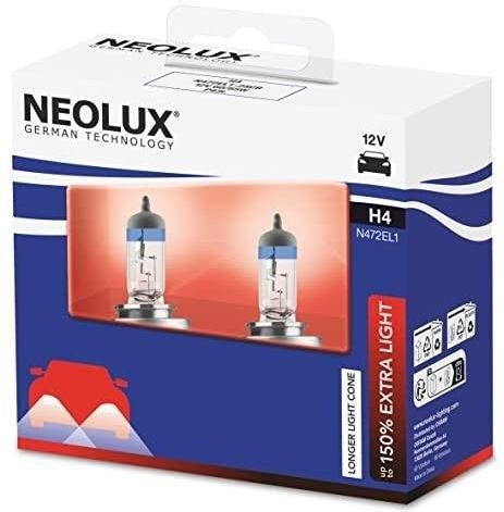 NEOLUX Extra Light H4 12 V 60/55 W, 2 pcs.