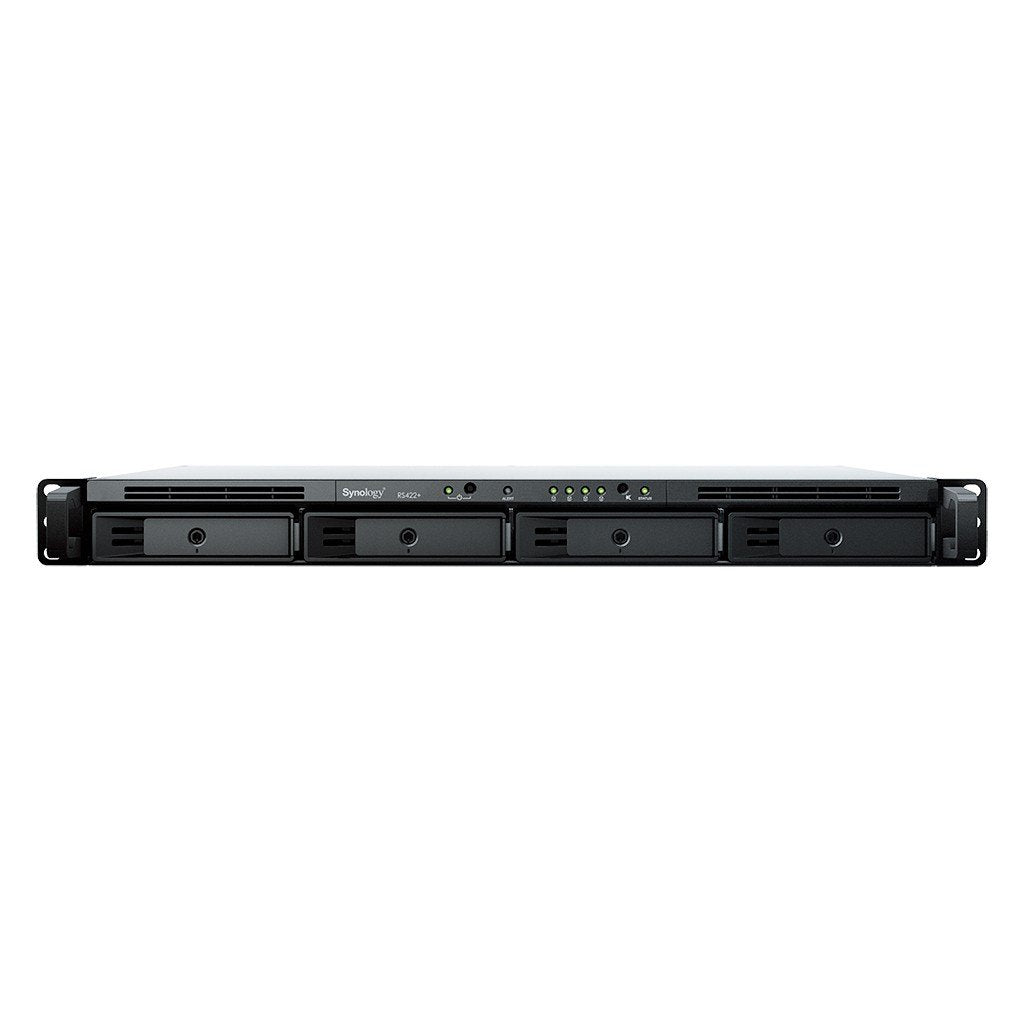 SYNOLOGY RS422+ 4-Bay NAS-Rackmount AMD Ryzen 5 1600 dual-core 2.6GHz 2Go DDR4 ECC