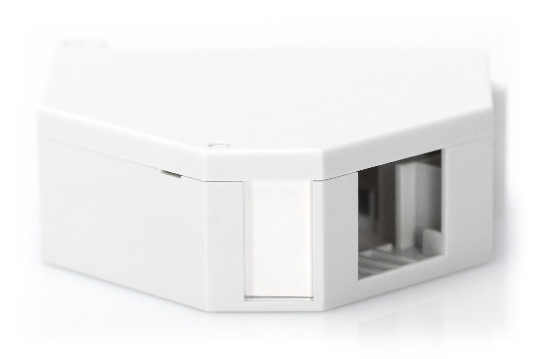 Adaptateur keystone pour rail DIN, boîtier IP20 pour 1x module keystone