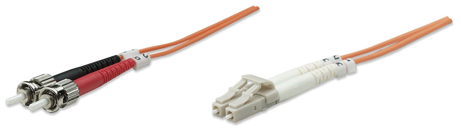 Intellinet 5m LC/ST câble de fibre optique OM1 Orange