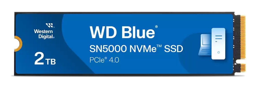 WD SSD Blue SN5000 2TB PCIe Gen4 NVMe