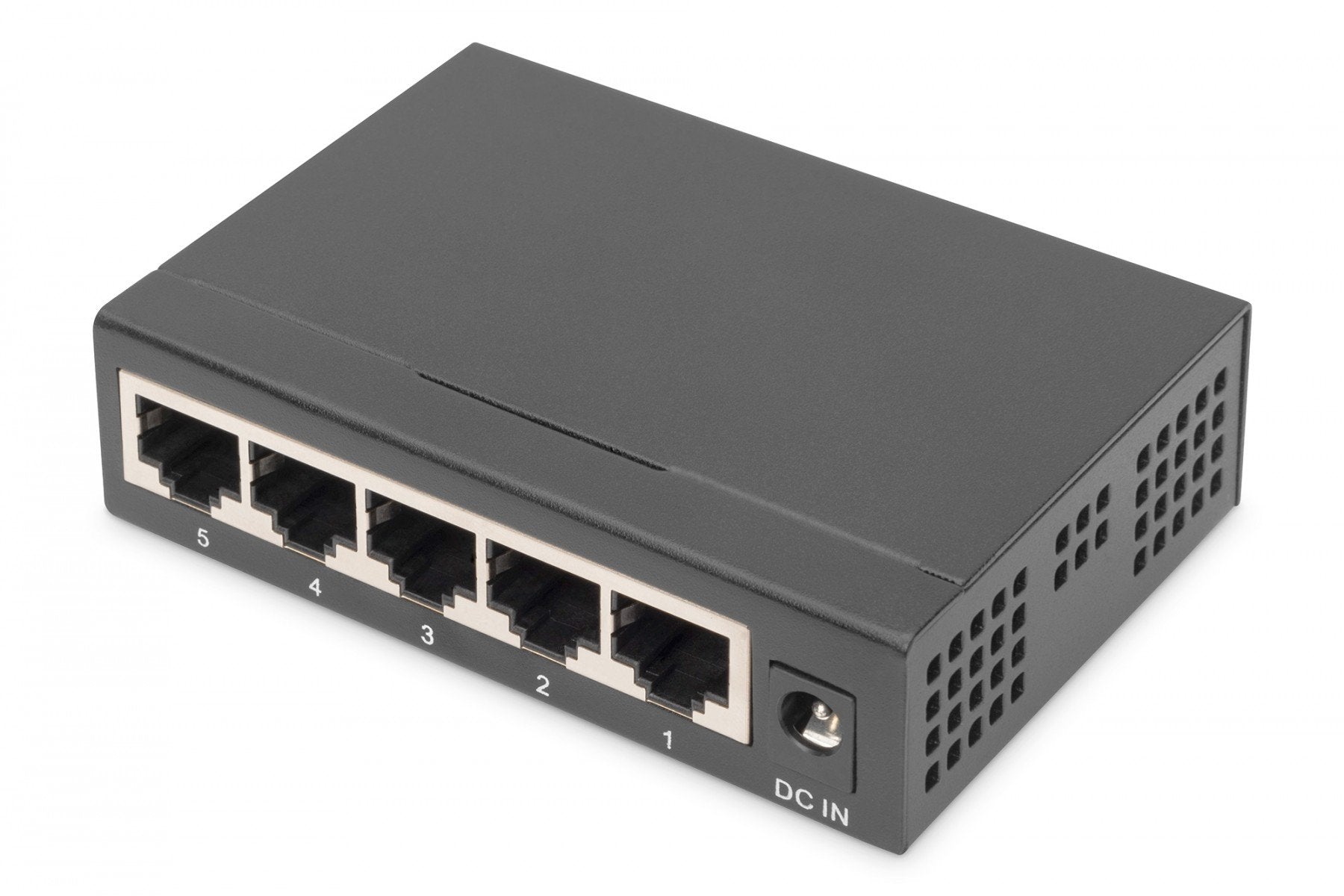 Switch non géré 5 ports Gigabit Ethernet 10/100/1000 Mini Boîtier Métallique