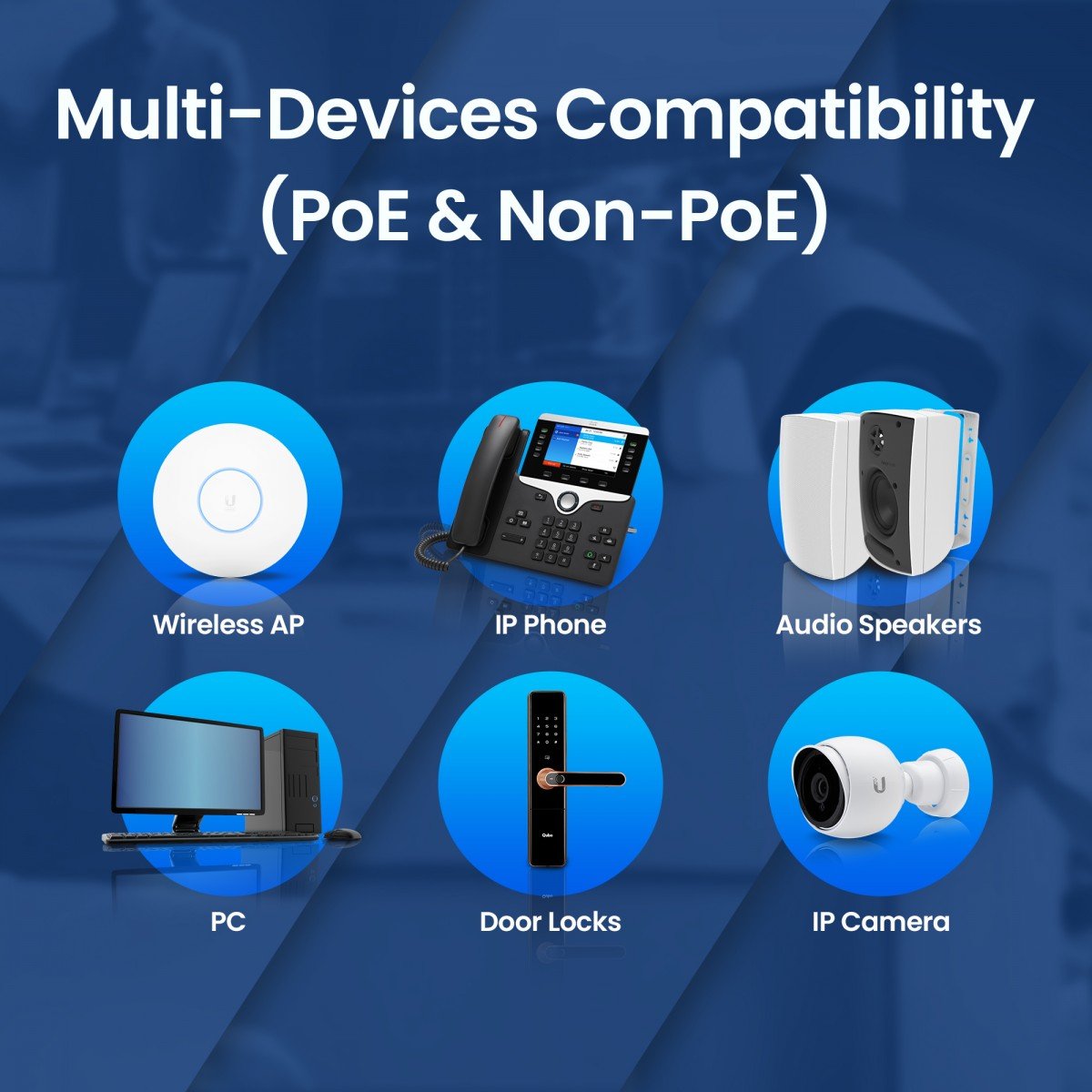 Extralink EX.3906 commutateur réseau Non-géré L2 Fast Ethernet (10/100) Connexion Ethernet, supportant l'alimentation via ce port (PoE) 1U Noir