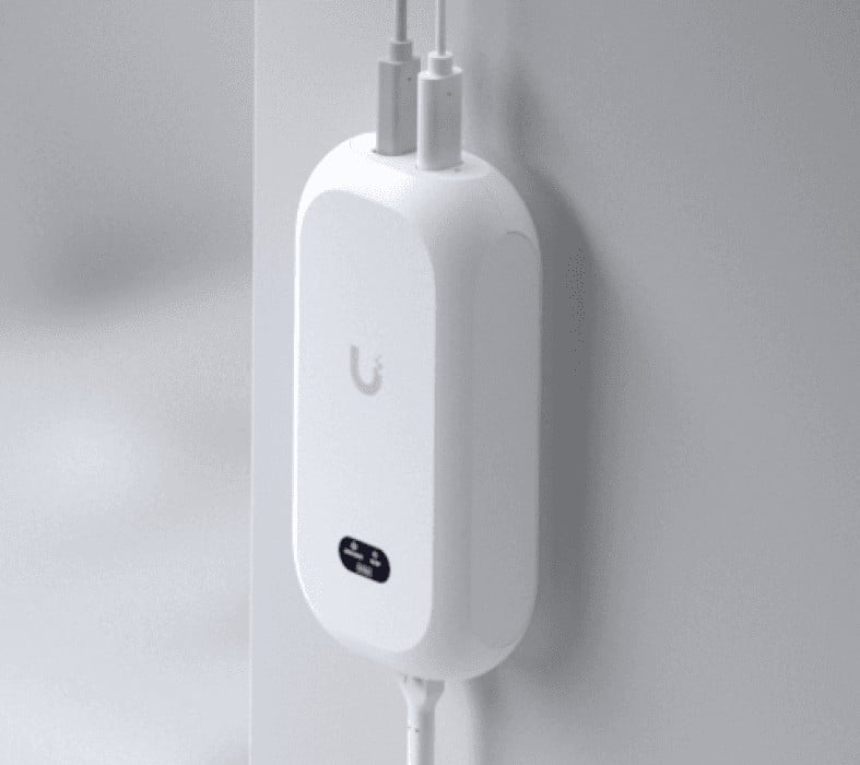 Low-profile PoE camera with an ultra low