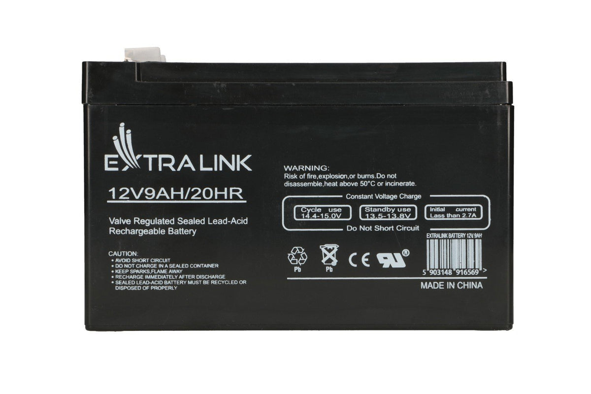 Extralink AKUMULATOR BATTERY ACCUMULATOR AGM 12V 9AH Sealed Lead Acid (VRLA)