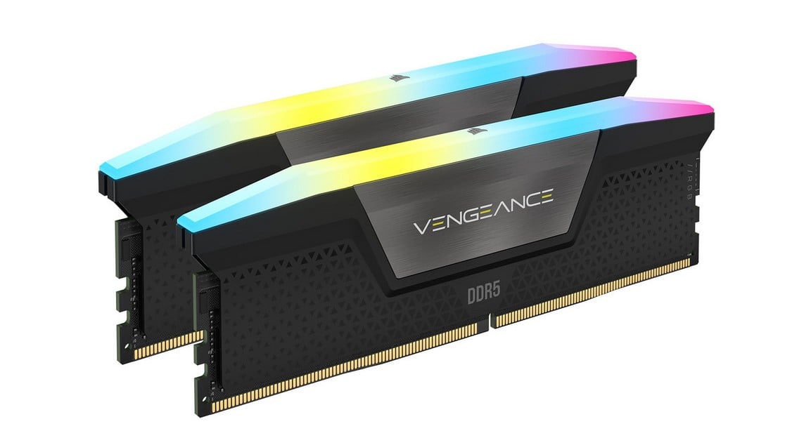Module de mémoire Corsair Vengeance RGB CMH64GX5M2B5600C40 64 Go 2 x 32 Go DDR5