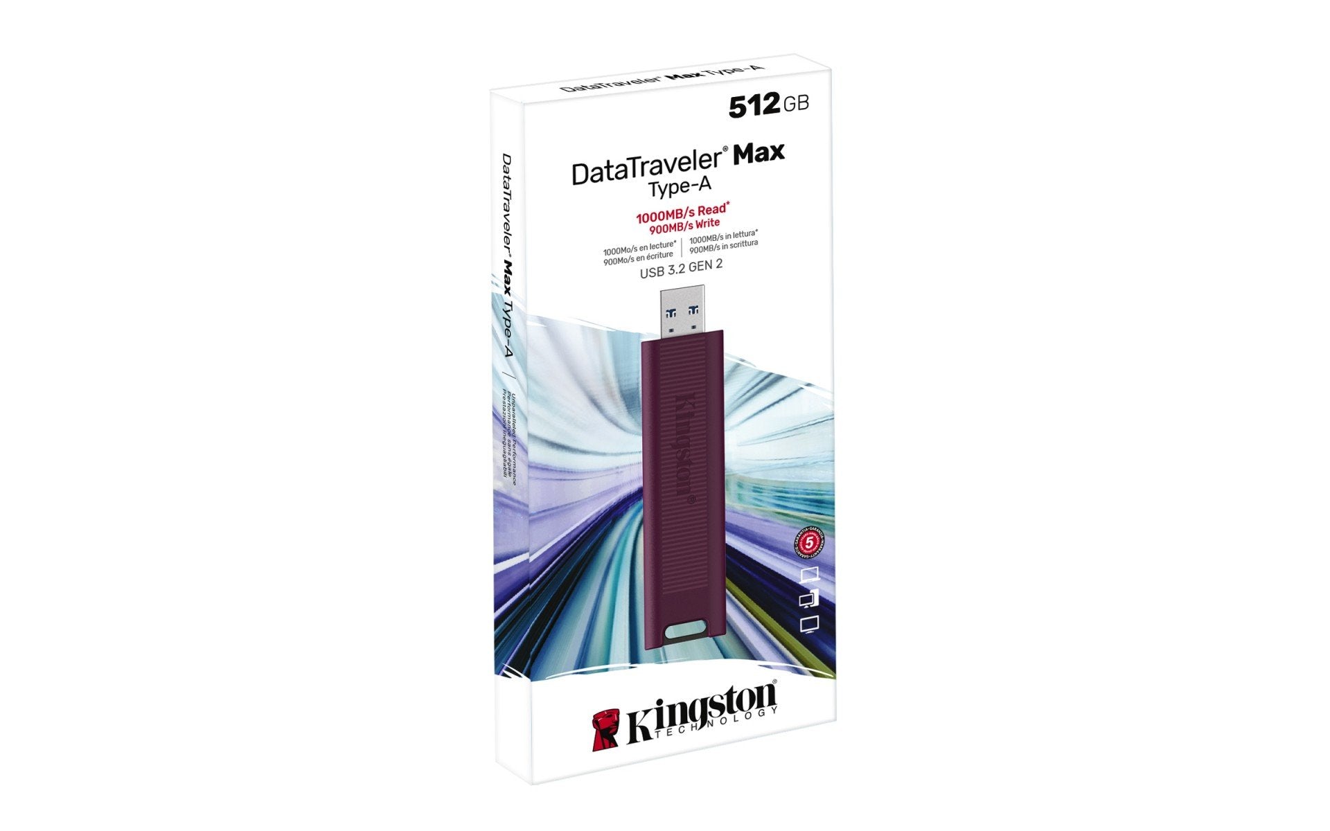 KINGSTON 512Go USB3.2 TypeA DataTraveler