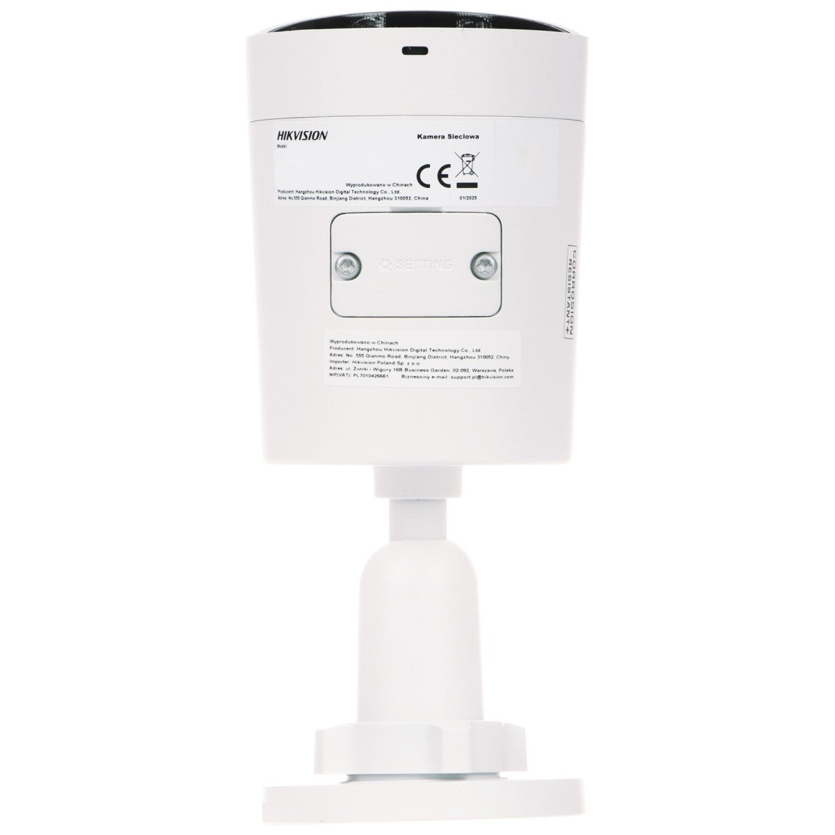 Hikvision DS-2CD2087G3-LIY 2.8mm PL 8 MP Lumiere Hybride Intelligente avec ColorVu Caméra Réseau Mini Bullet Fixe (interface polonaise uniquement)