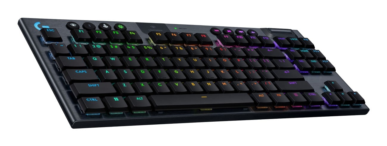 Logitech G G915 X LIGHTSPEED clavier Gaming USB + RF Wireless + Bluetooth QWERTZ Allemand Noir