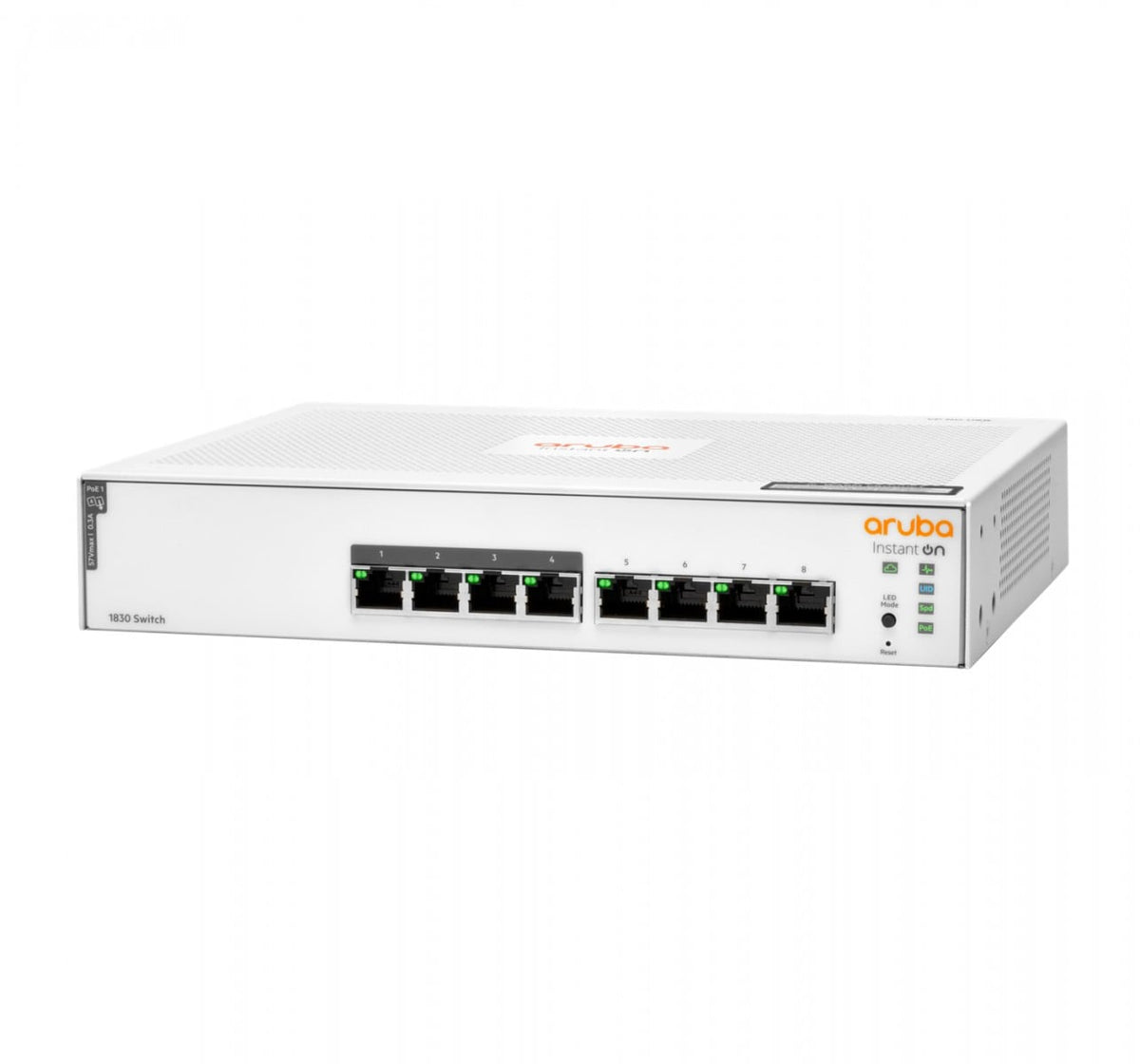 HPE Networking Instant On 1830 8G 4p Class4 PoE 65W Switch Commutateur intelligent 4 x 10/100/1000 + 4 x 10/100/1000 PoE+