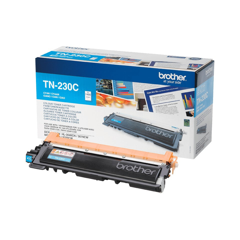 BROTHER TN-230 cartouche de toner cyan capacité standard 1.400 pages pack de 1