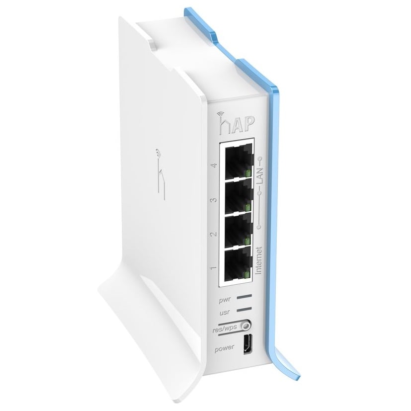 Mikrotik RB941-2ND-TC point d'acces réseaux locaux sans fil 300 Mbit/s Bleu, Blanc