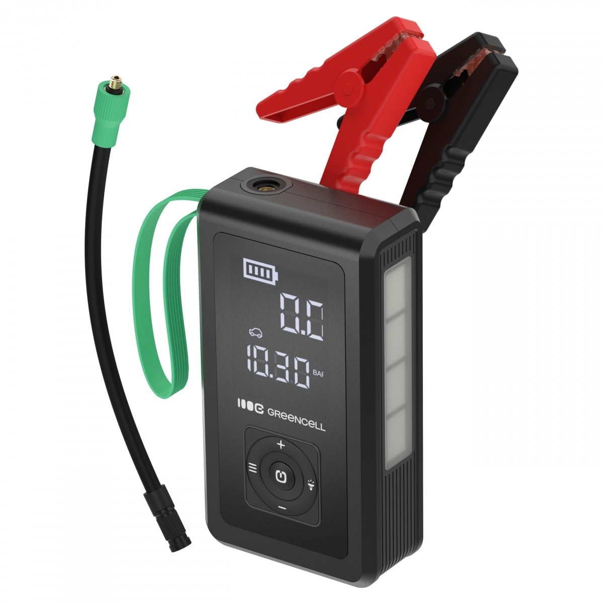 Green Cell CJSGC03 PowerBoost Air Démarreur Powerbank pour voiture avec compresseur 29.6Wh 1000A