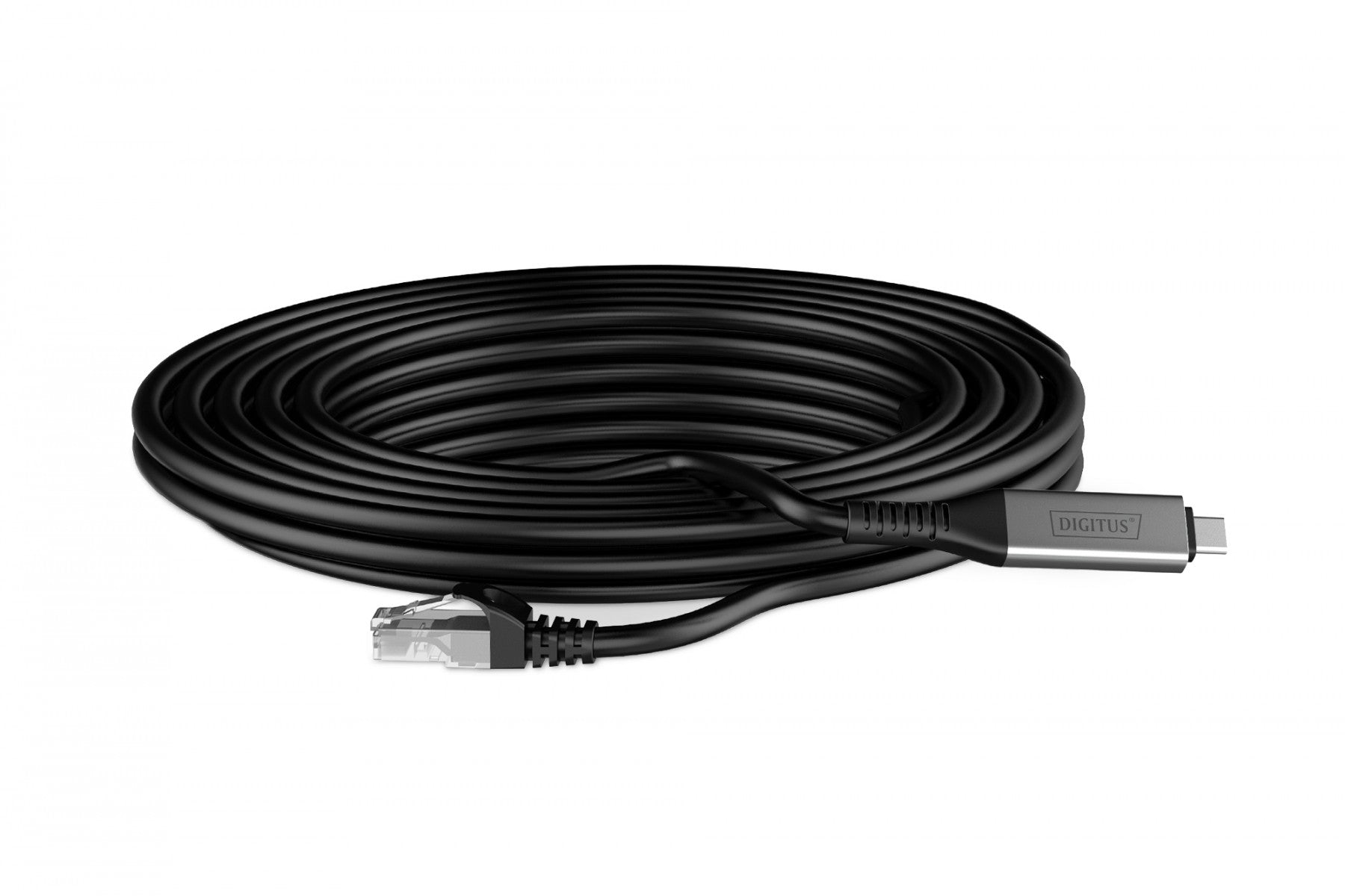 Câble adaptateur USB-C vers RJ45 Cat. 6A S/FTP, 1 Gbit/s, USB 3.2 Gen1, LSZH, 2 m