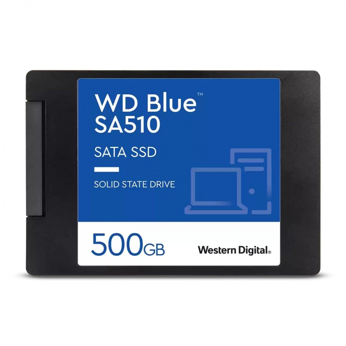 WD Blue SA510 SSD 500Go SATA III 6Gb/s cased 2.5p 7mm internal single-packed POWERED BY SANDISK