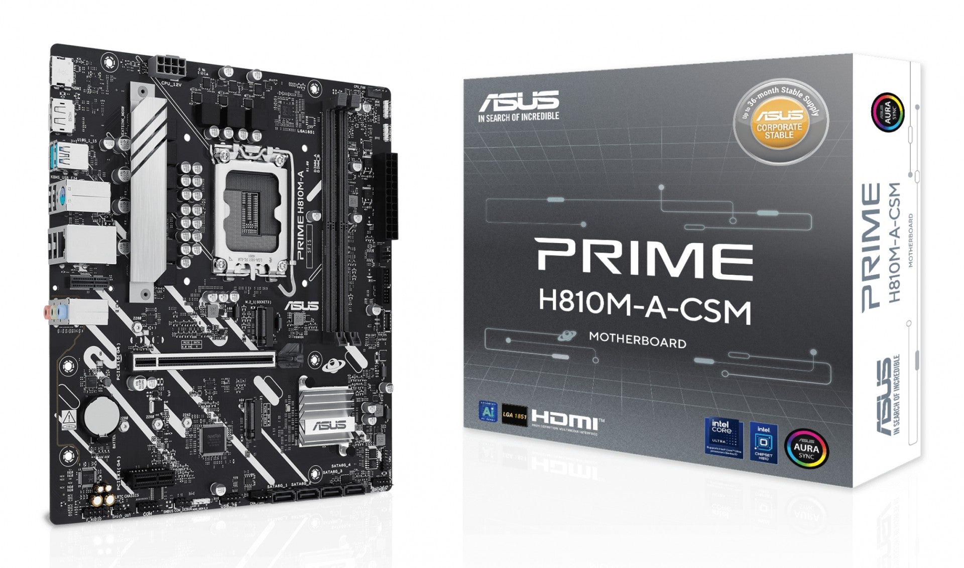 ASUS H810M-A-CSM LGA1851 micro-ATX