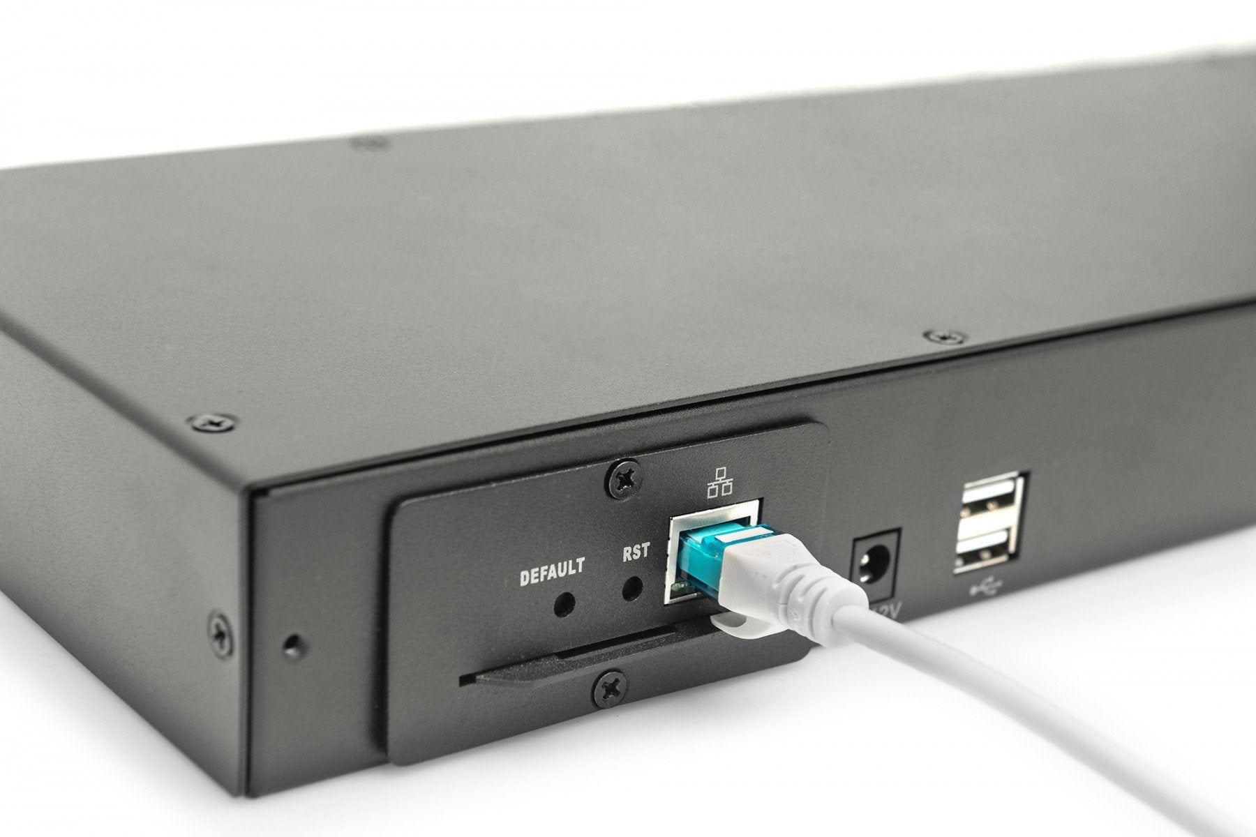 Digitus DS-72216 commutateur écran, clavier et souris Grille de montage Noir