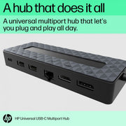 HP 50H55AA USB 3.2 Gen 2 (3.1 Gen 2) Type-C Noir