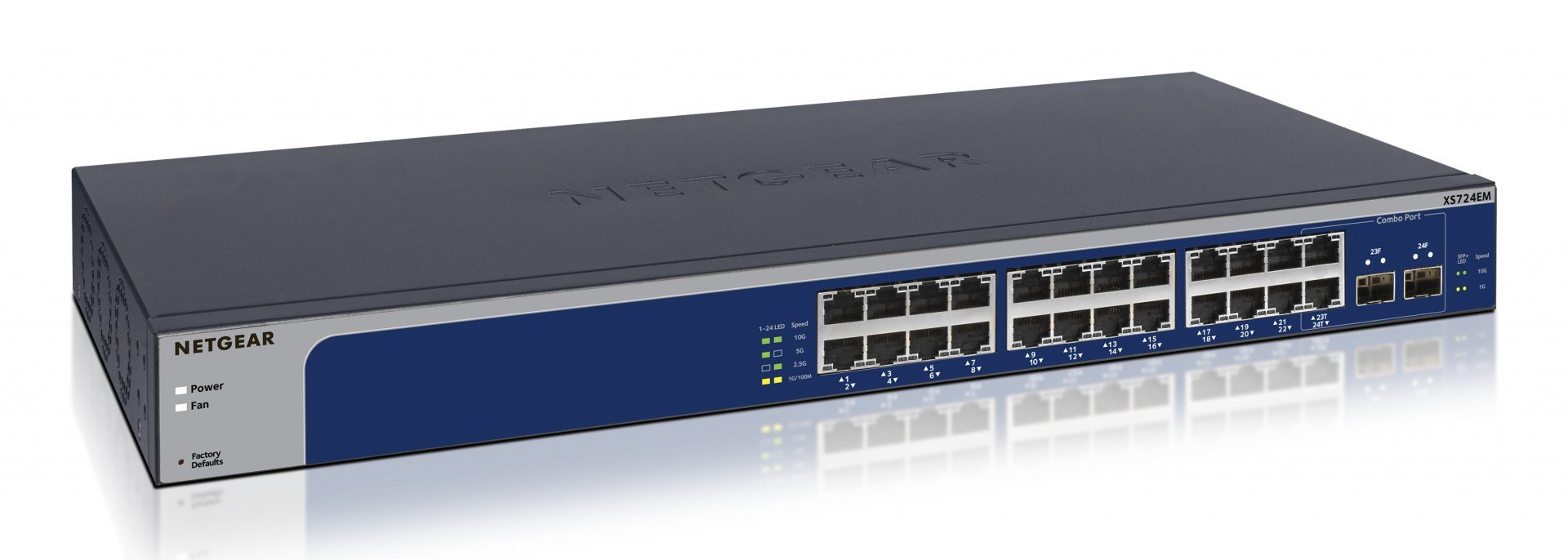 NETGEAR 24PT 10G/MULTI-GIG EASY SMART SWITCH