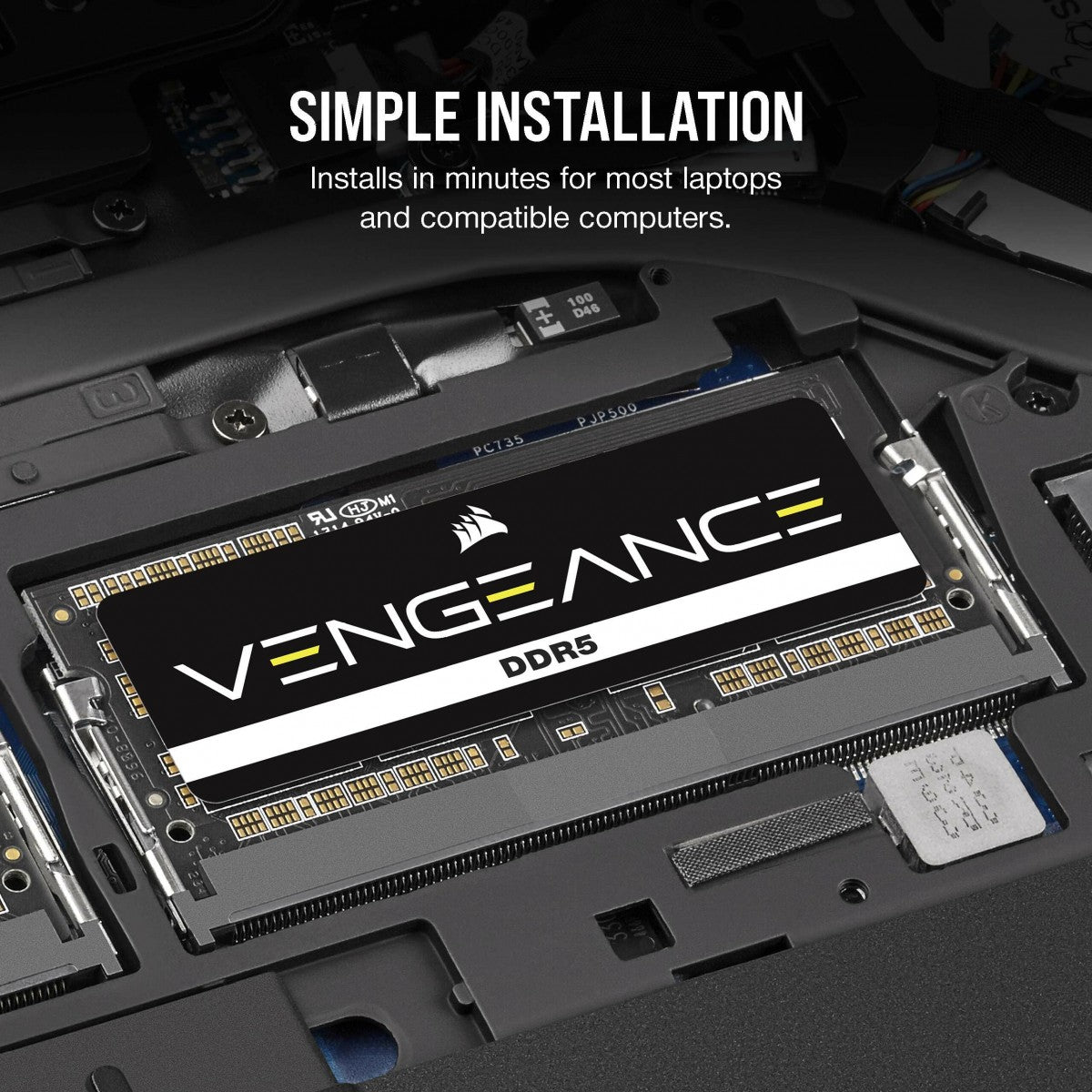 Module de mémoire Corsair Vengeance CMSX24GX5M1A4800C40 24 Go 1 x 24 Go DDR5