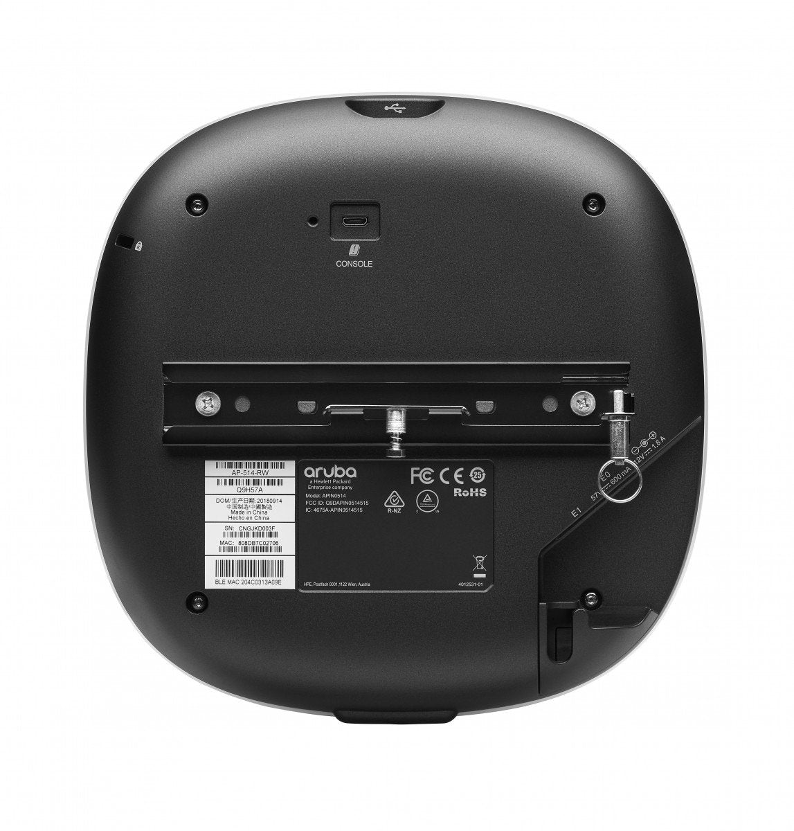 HPE Aruba AP-514 Access Point RW Dual Radio 4x4:4 + 2x2:2 802.11ax External Antennas Unified Campus