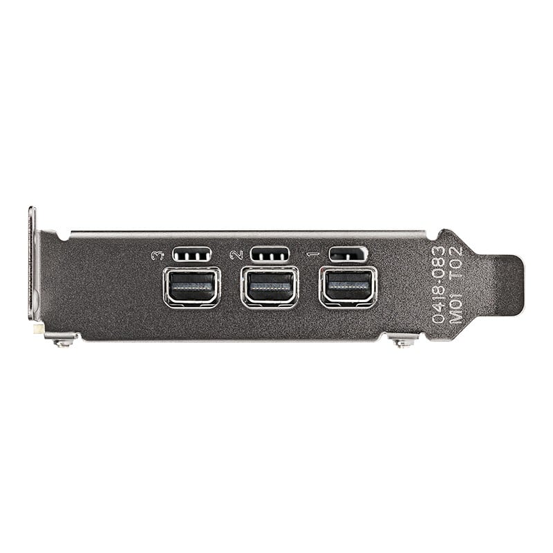 PNY NVIDIA T400 4Go 64-bit GDDR6 Low-profile single slot 3x DP