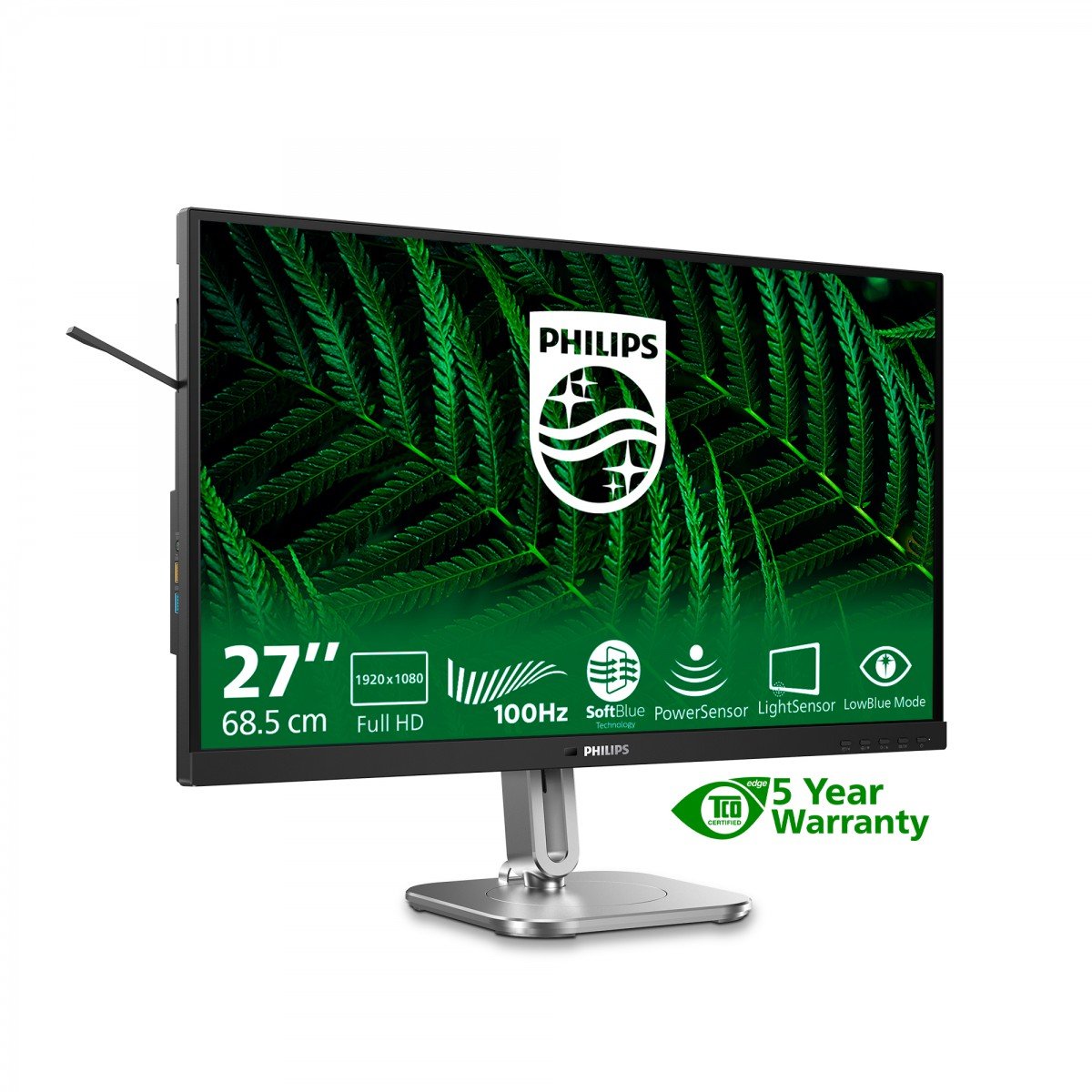 PHILIPS 27B2G5200/00 Ecran 27p FHD LED 16:9 IPS 75Hz D-SUB HDMI 1.4 DP 1.2