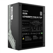 GIGABYTE UD1600PM PG5 AI TOP unité d'alimentation d'énergie 1600 W 20+4 pin ATX ATX Noir