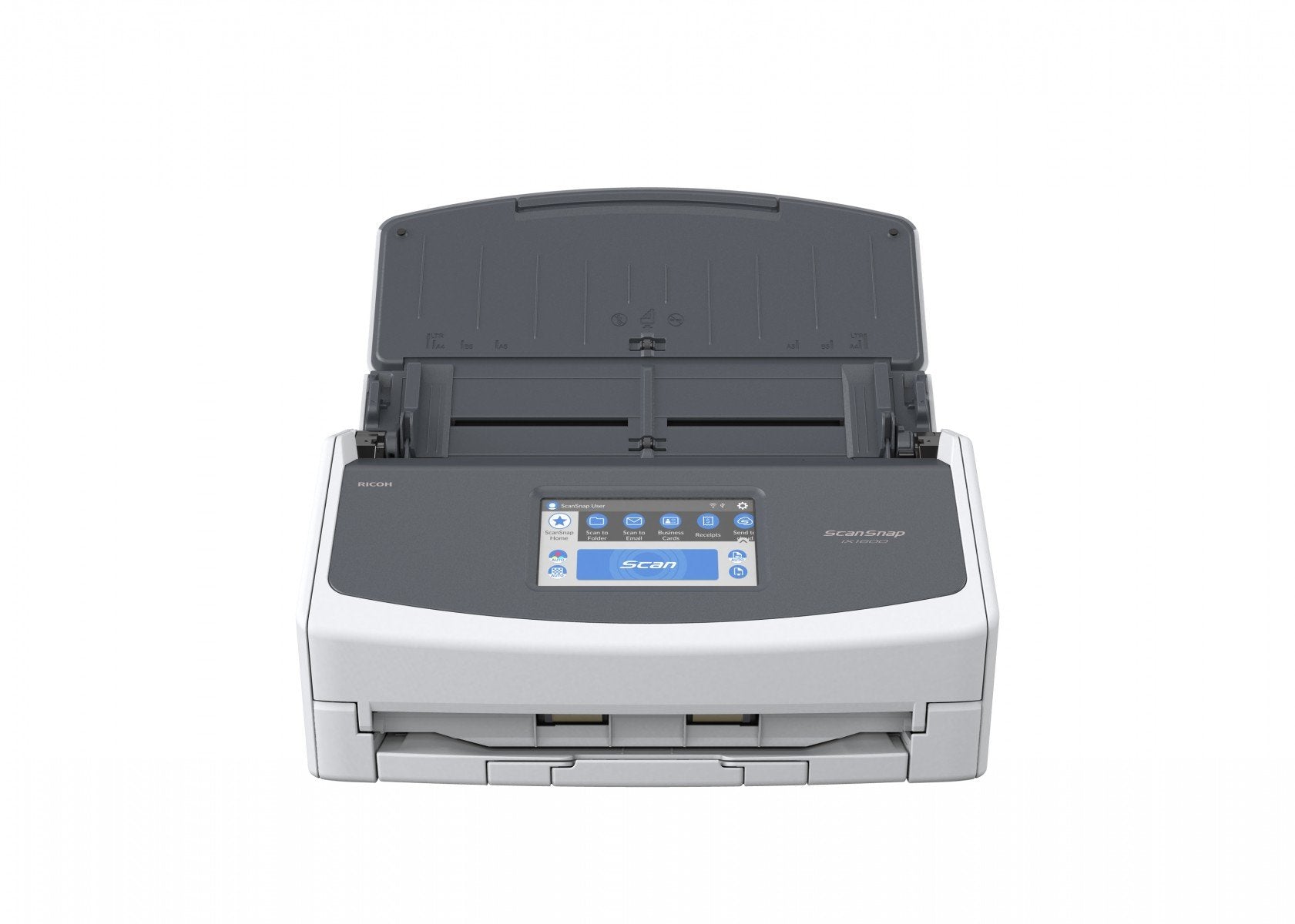 Fujitsu ScanSnap iX1600 Numériseur chargeur automatique de documents (adf) + chargeur manuel 600 x 600 DPI A4 Noir, Blanc
