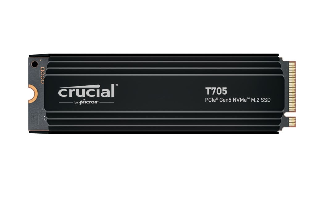 Crucial T705 4TB PCIe 5 SSD w/heatsink