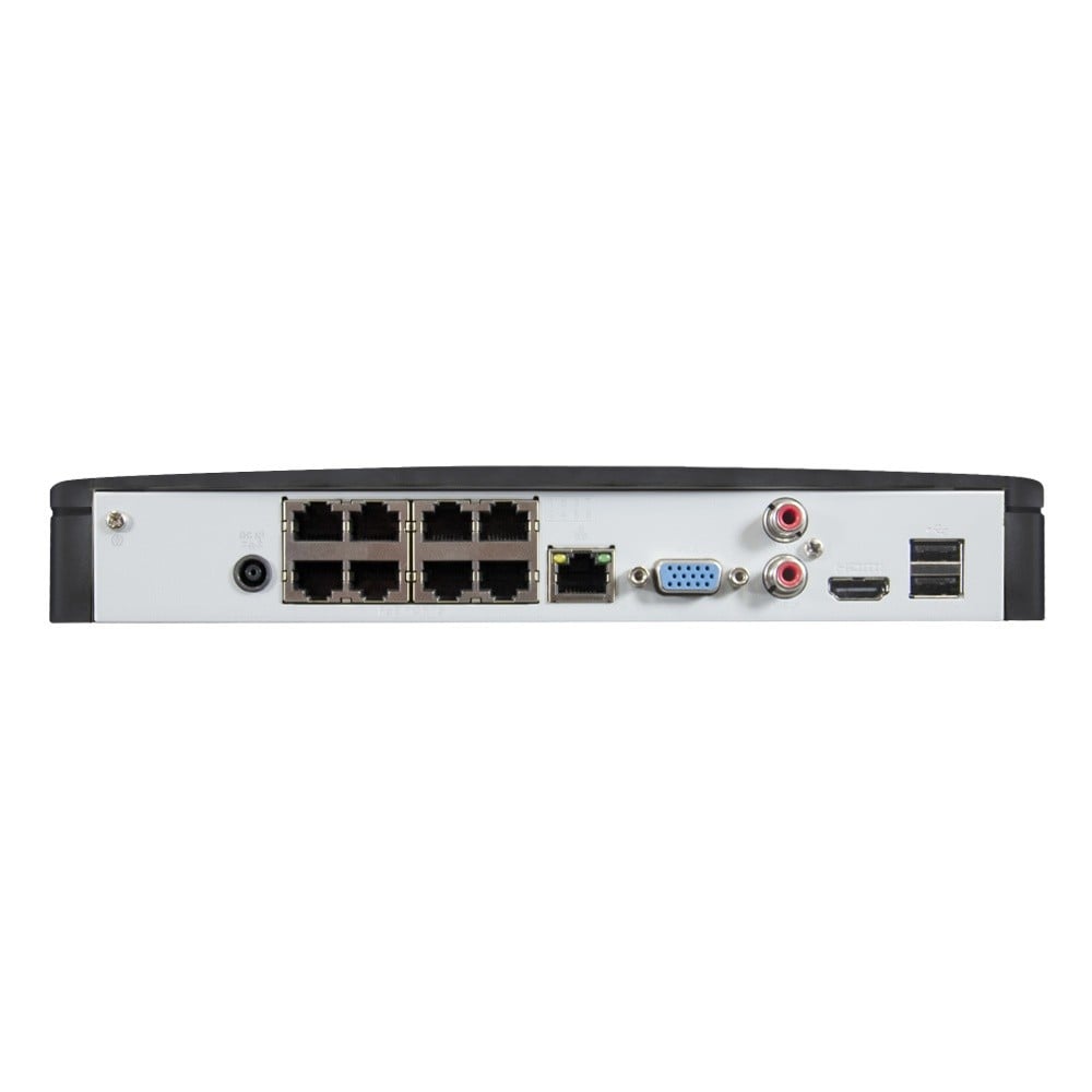 BCS BCS-L-SNVR0801-4KE-8P(2) Enregistreur IP 8 canaux avec PoE et sortie HDMI 4K