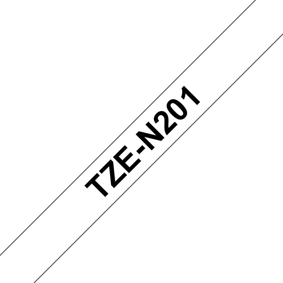 Tape/24mm black w white f P-Touch TX