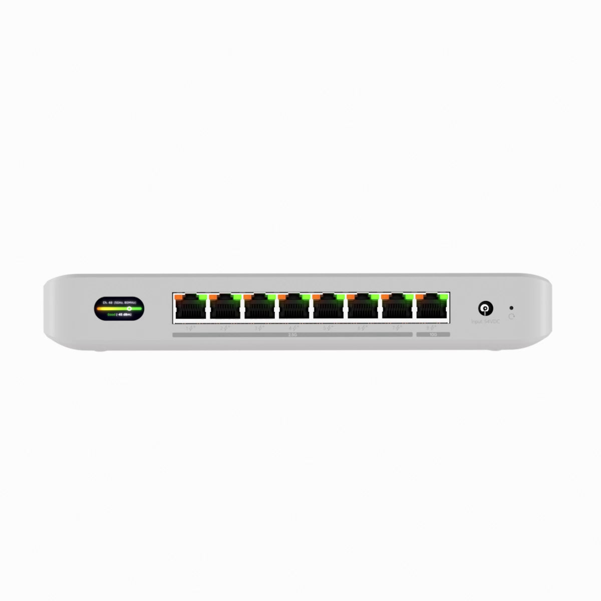 Compact PoE+switch with 1 10 GbE port
