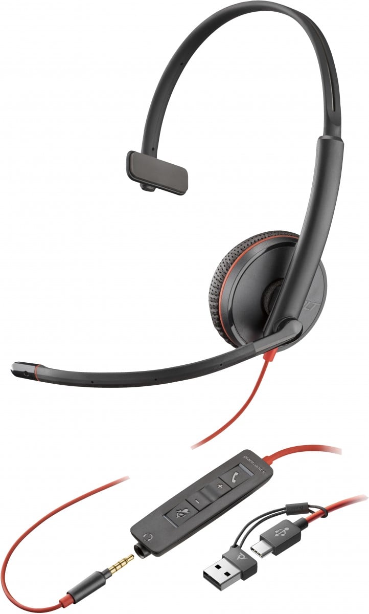 Poly BW 3215 USB-C HS+3.5mmP+USB-C/A