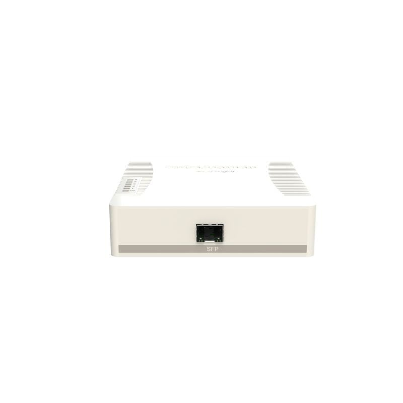 Mikrotik RB260GSP commutateur réseau Géré Gigabit Ethernet (10/100/1000) Connexion Ethernet, supportant l'alimentation via ce port (PoE) Blanc
